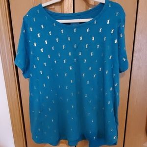 Lane Bryany Pinapple Tee sz 22/24